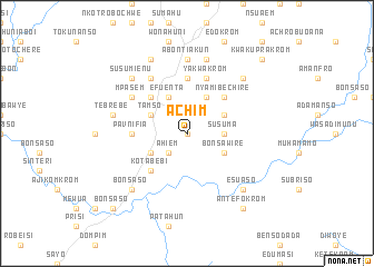 map of Achim