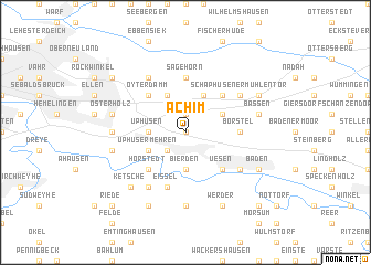 map of Achim