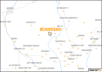 map of Achireshki