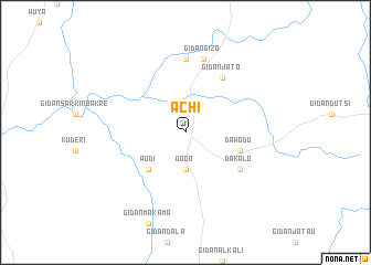 map of Achi