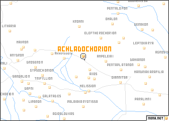 map of Achladochórion