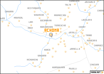 map of Achoma