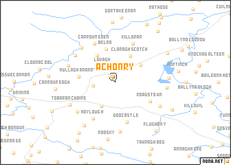 map of Achonry