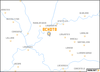 map of Achota