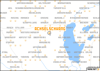 map of Achselschwang