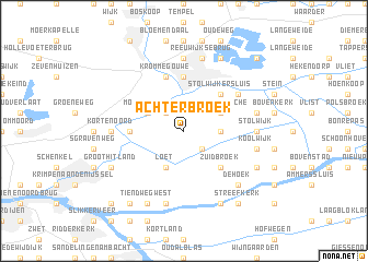 map of Achterbroek