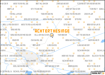 map of Achter-Thesinge