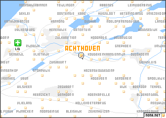 map of Achthoven