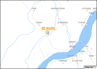 map of Achung