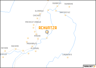 map of Achuntza