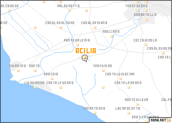 map of Acilia