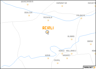 map of Acırlı