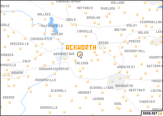 map of Ackworth