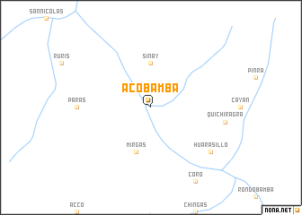 map of Acobamba
