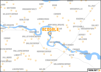 map of Acodale