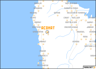 map of Acomat