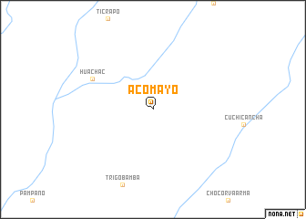 map of Acomayo
