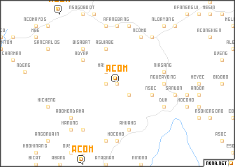 map of Acom