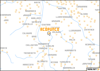 map of Acopunco