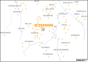 map of Acospampa