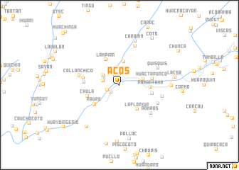 map of Acos