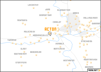 map of Acton
