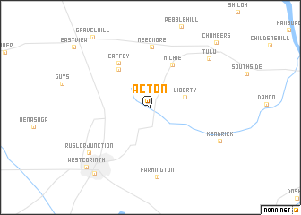 map of Acton