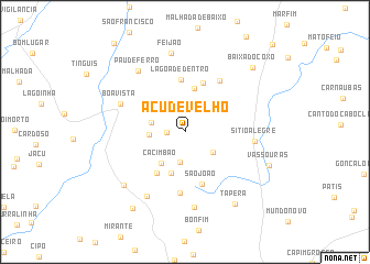 map of Açude Velho