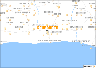 map of Acueducto