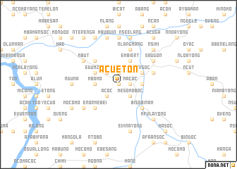 map of Acueton