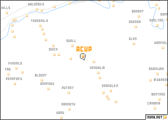 map of Acup