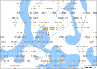 map of Adabakpo