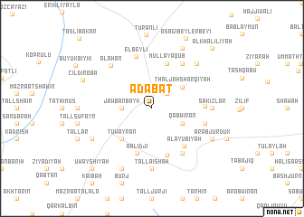 map of Adabāt