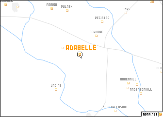 map of Adabelle