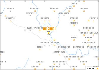 map of Adaboi