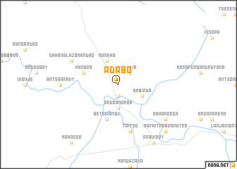 map of Adabo