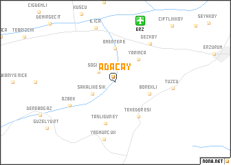 map of Adaçay