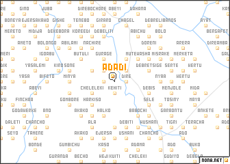 map of Ādadī