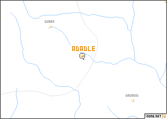 map of Adadle