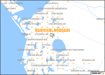 map of Adaikkalamoddai