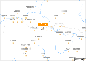 map of Adaka