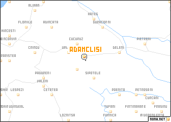 map of Adamclisi