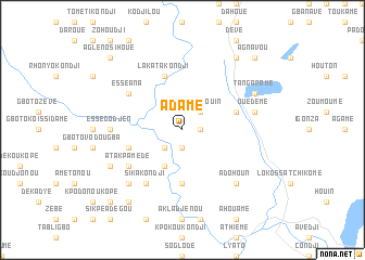 map of Adamé