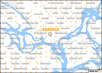 map of Ādampur