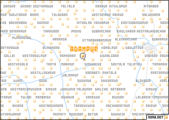 map of Ādampur