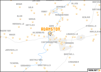 map of Adamston