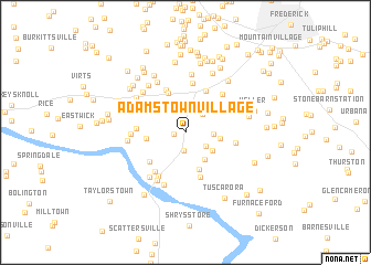 map of Adamstown Village