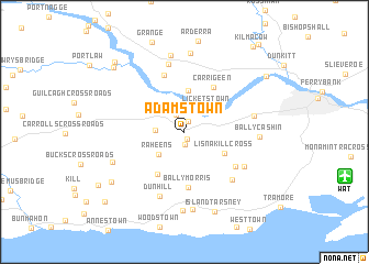 Adamstown (Ireland) map - nona.net