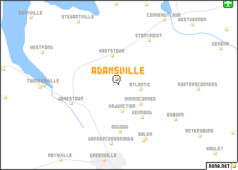 map of Adamsville