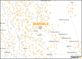 map of Ādamwāla